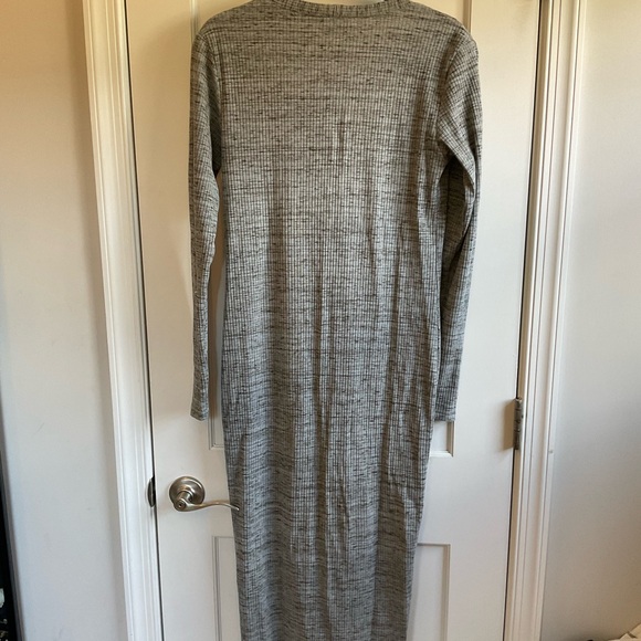 Hatch Harper Cardigan Maxi Dress, Gray Sz Sm - Picture 6 of 6